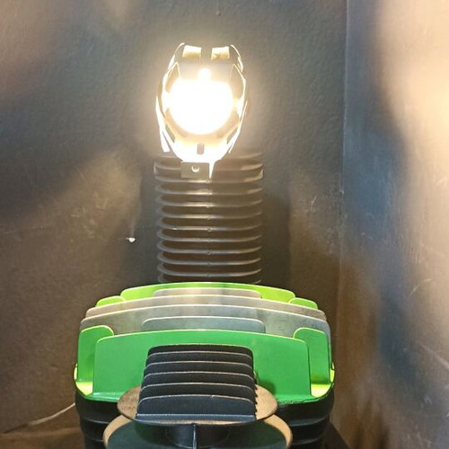 Handmade lamp made of aluminum, custom order
