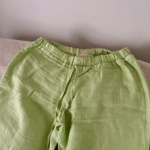 Boho pants used, size Large, elastic waist, comfortable and airy
