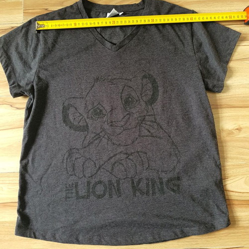 Disney Lion King Simba Black T-shirt women's M like new