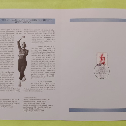 Germany 1998 first day cover stamp from Bonn