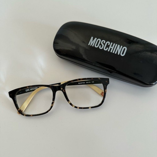 Moschino eyeglasses used with case