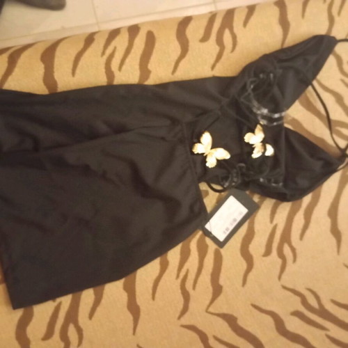 Nte Koro Dress Black New, Size S