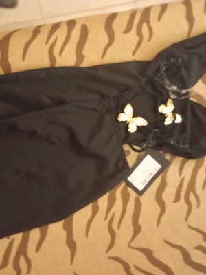Nte Koro Dress Black New, Size S