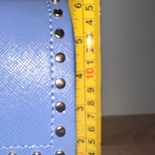 Zara blue bag used with fabric damage inside