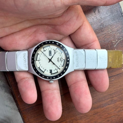 Swatch Irony Vintage Swiss Day-Date Watch 4.2cm