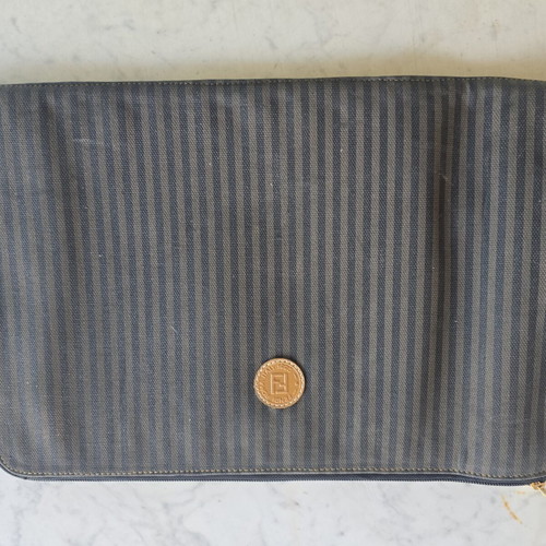 Fendi vintage handheld bag used, grey