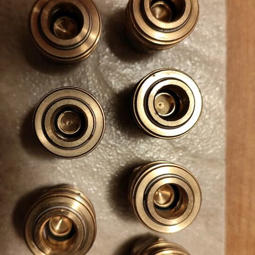 Ludecke brass quick couplings heavy duty, new, pack of 7