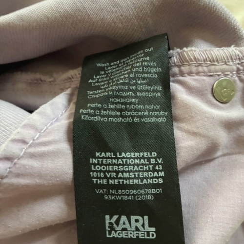 Karl Lagerfeld purple jeans like new, size M 38 10