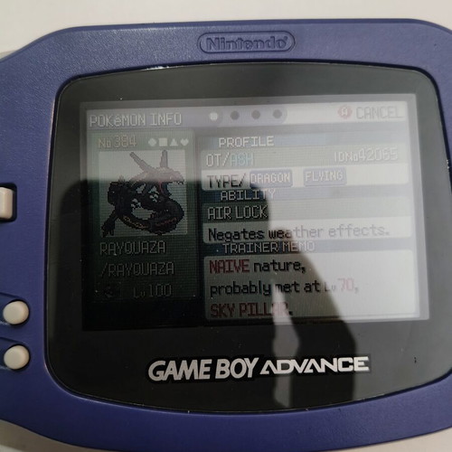 Pokemon Emerald Version Nintendo GBA cartridge