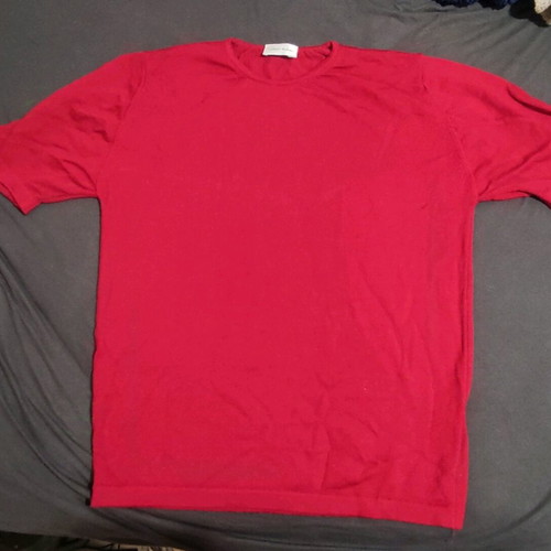 Woolen sweater red like new, size L