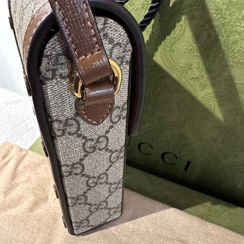 Gucci Horsebit 1955 Mini Bag used, full set with box and dustbag