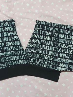 F-jo.com set crop top and pencil skirt, black and white