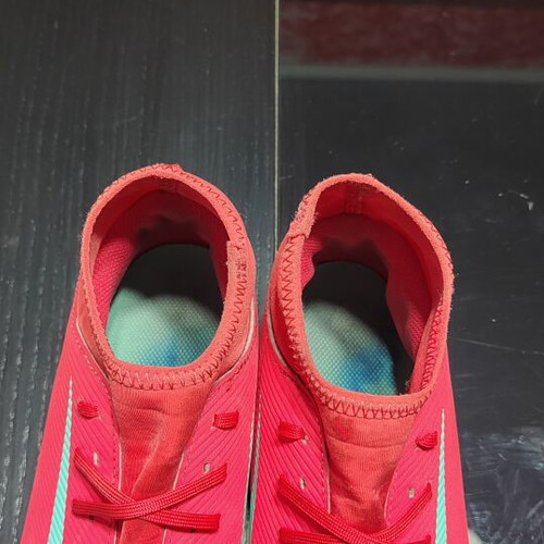 Nike Mercurial football boots, size 41, pink and turquoise