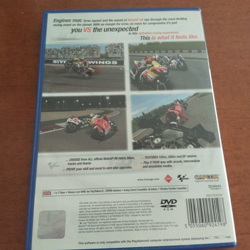 Moto GP 08 PS2 game like new
