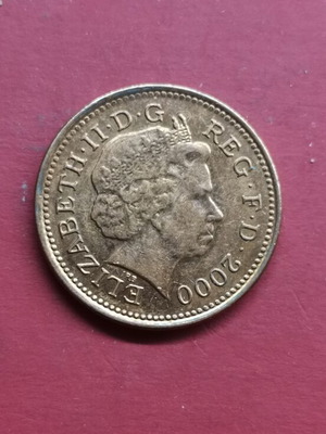 United Kingdom 1 Penny Coin 2000 like new