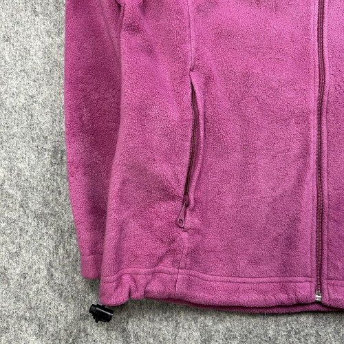 Columbia fleece jacket women's L used, pink, cottagecore style