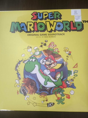 Super Mario World жълт винил LP оригинален саундтрак от игра лимитирано издание запечатан