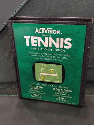 Atari 2600 Activision Tennis used, moderate condition