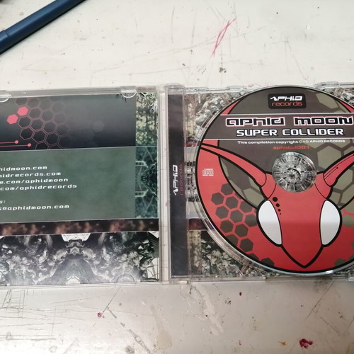 Aphid Moon Super Collider CD like new, electronic music, Psy-Trance