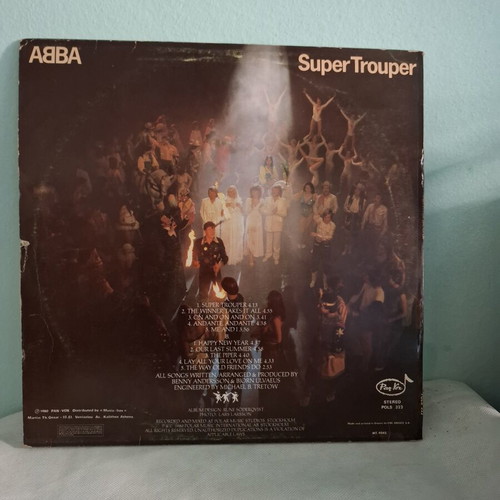 Abba vinyl records used, set of 6