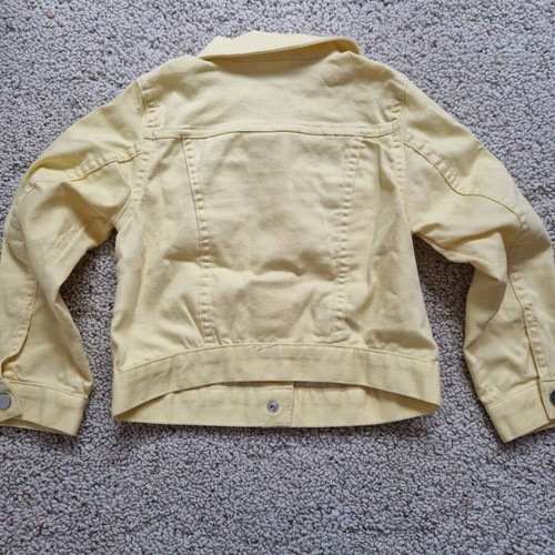 H&M Jean Jacket 110cm Yellow Like New