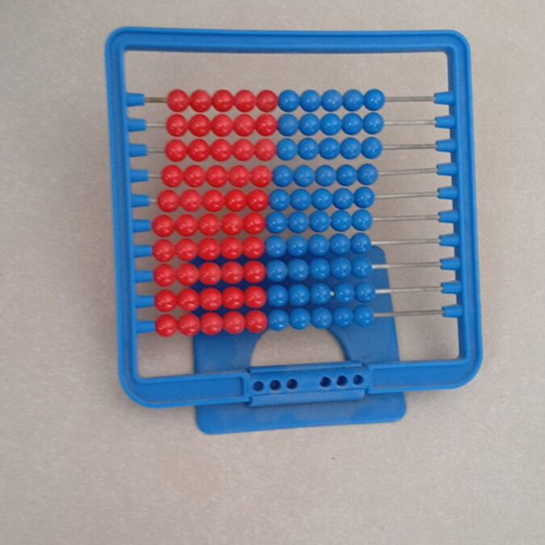 Abacus, pencil case and pen holder set used