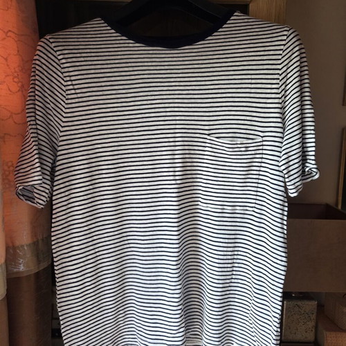 Massimo Dutti cotton blouse like new, size L, black and white