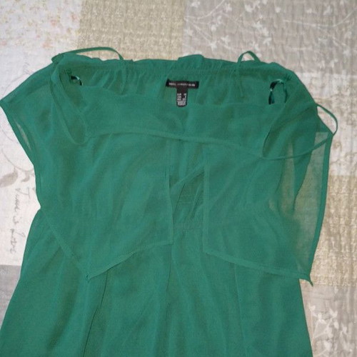 MANGO Dress Green XS Like New