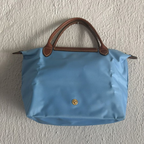 Longchamp blue medium handbag new without tags