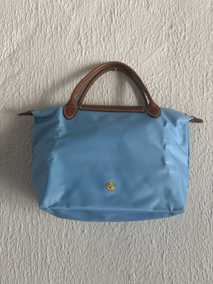 Longchamp blue medium handbag new without tags