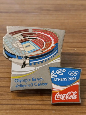 Athens 2004 pin Coca Cola used, Olympic Games Athens badge