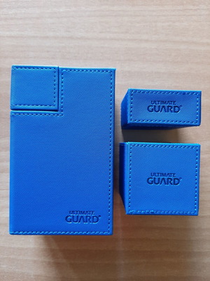 Ultimate Guard FlipnTray Xenoskin κουτί αποθήκευσης μεταχειρισμένο, 80+ κάρτες, μαγνητικό κλείσιμο