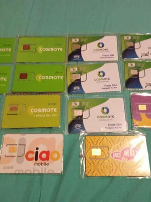 Άλμπουμ με 131 διαφορετικές κάρτες SIM και δορυφορικές σαν καινούργιο
