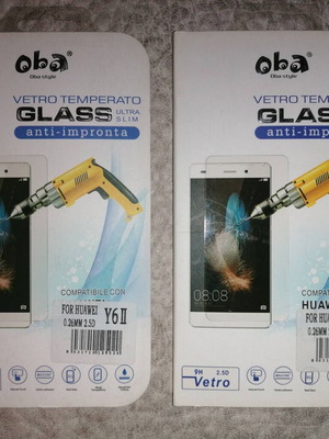 Αντιχαρακτικό τζάμι προστασίας για HUAWEI Y6 II ultra slim 0.26mm σετ 2 τεμαχίων καινούργιο