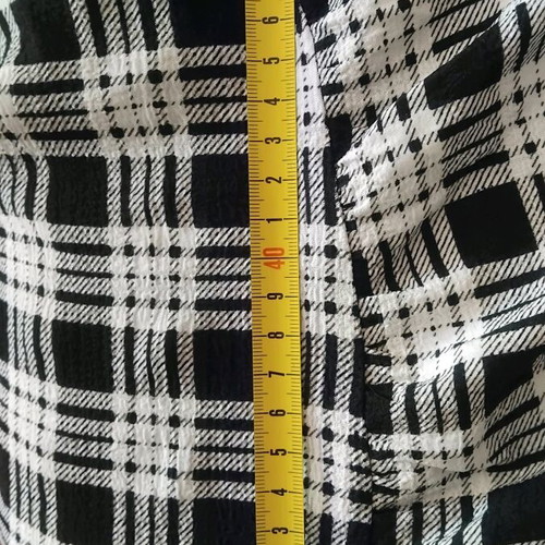 Checked long dress H&M like new, black and white, size L