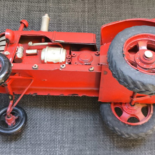 Vintage Handcrafted Metal Tractor Decorative Collectible