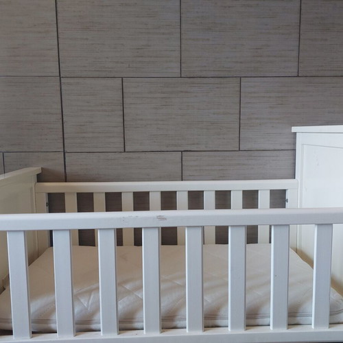 Baby cot with mattress, cradle for newborn