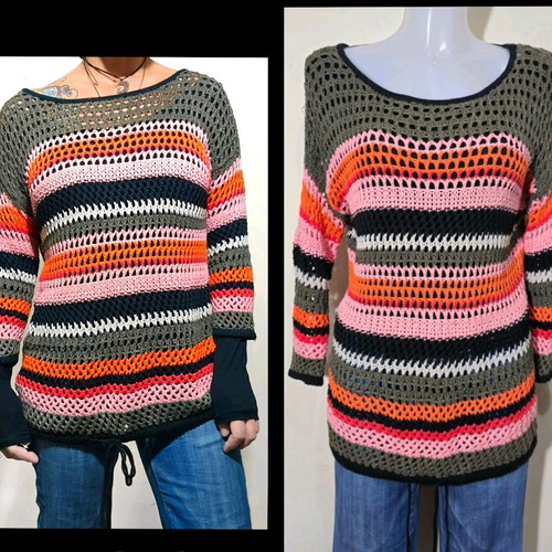 Ovs Fashion knitted top cotton and viscose like new XS/S/M