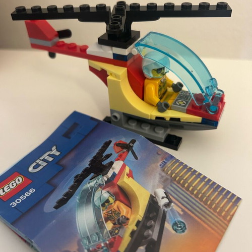 Lego City 30566 Helicopter like new with instruction leaflet