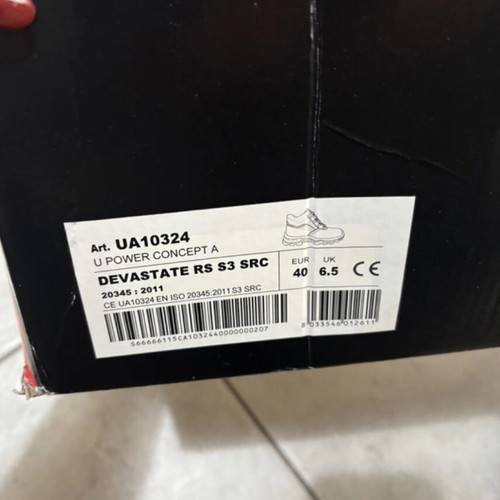 U Power safety boots new for work