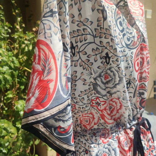 Caftan 100% Viscose colorful one size new