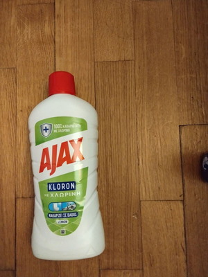 Ajax Kloron Cleaner with Chlorine Lemon 1lt new