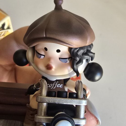 POP MART SkullPanda Laid Back Tomorrow Series Secret Coffee Knight Figure new