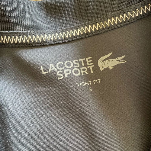 Lacoste gym top like new, blue, size S
