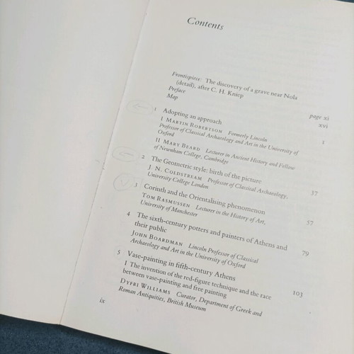 Book Looking at Greek Vases like new 1991