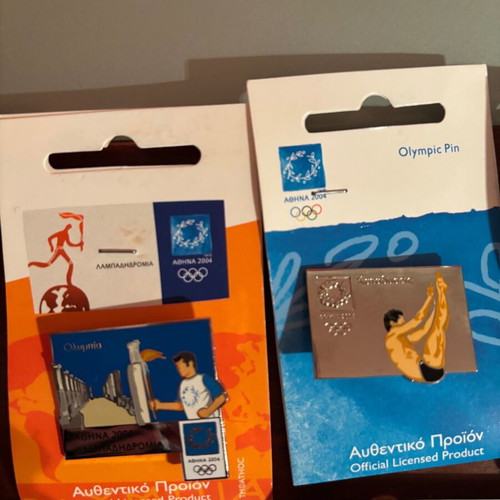 Athens 2004 Olympic Games pins like new, set of 8