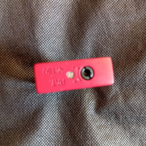 Prince lighter red metal promotional like new