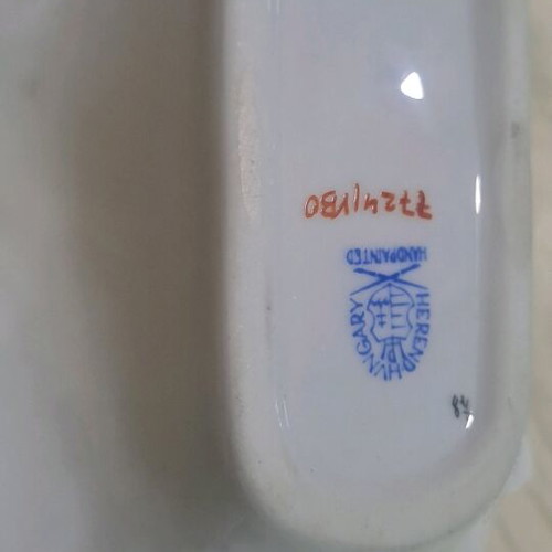 Herend Queen Victoria porcelain dish like new