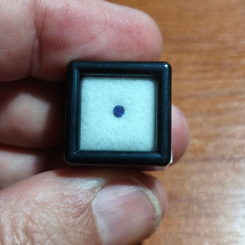 Benitoite 0.06ct new, extremely rare gem