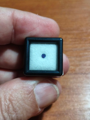 Benitoite 0.06ct new, extremely rare gem